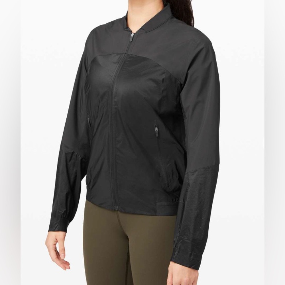 Lululemon Black Windbreaker Jacket Size 10 Women’s